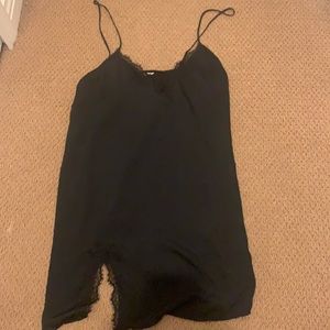 Slinky lacy slip dress